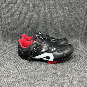 Peloton Black and Red Athletic Shoes